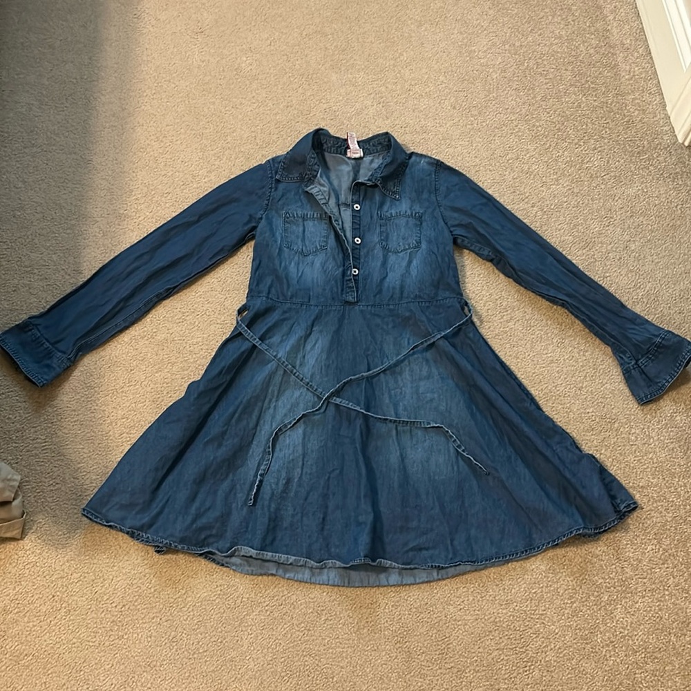 New Justice soft denim dress
